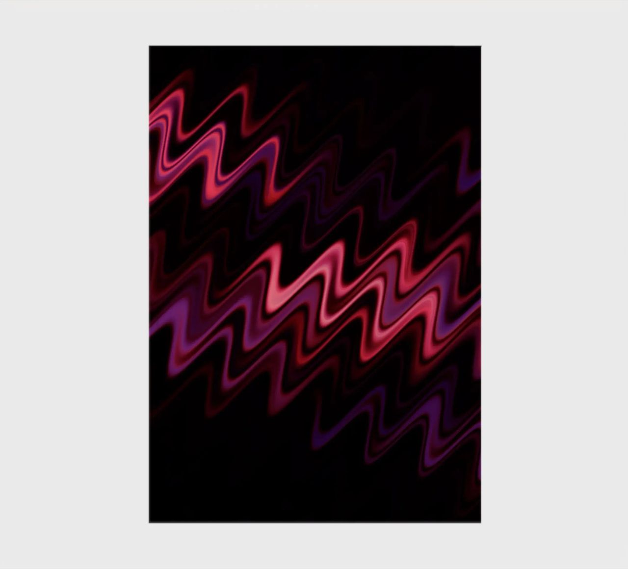 Abstract waves and a dynamic pattern in pink and purple notebook by Something for you