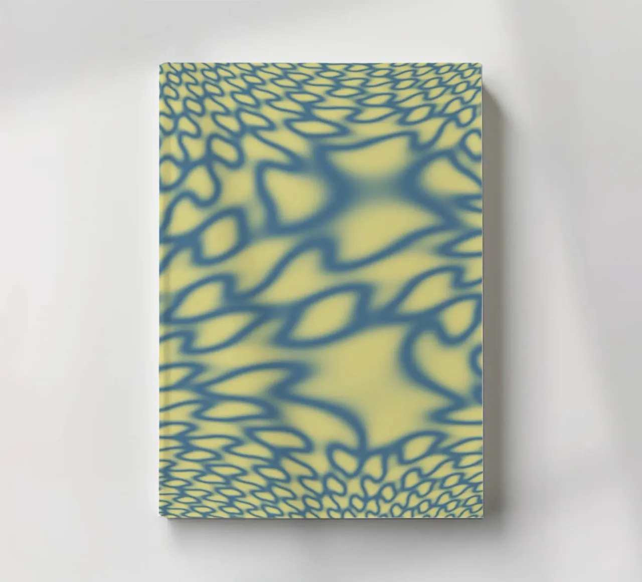 Dynamische Kreise und Fraktale in Blau Notizbuch von Something for you