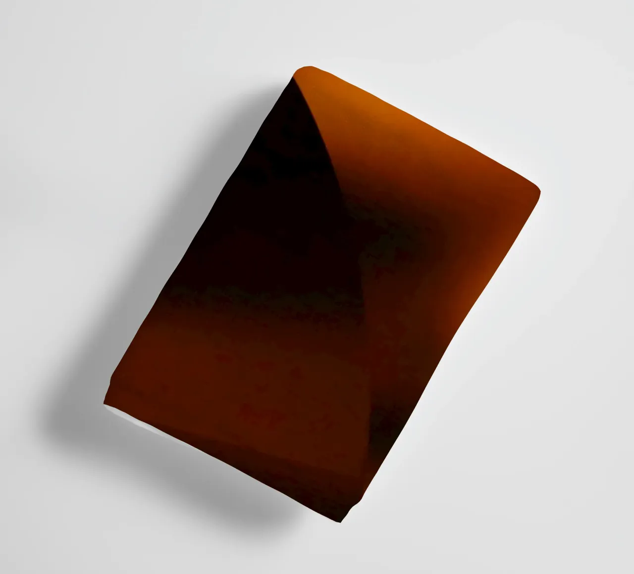 Motivi geometrici astratti in arancione e giallo asciugamano da bagno da Something for you