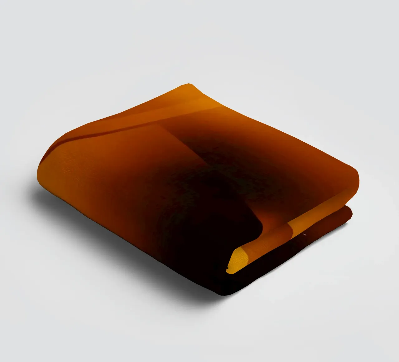 Motivi geometrici astratti in arancione e giallo asciugamano da bagno da Something for you