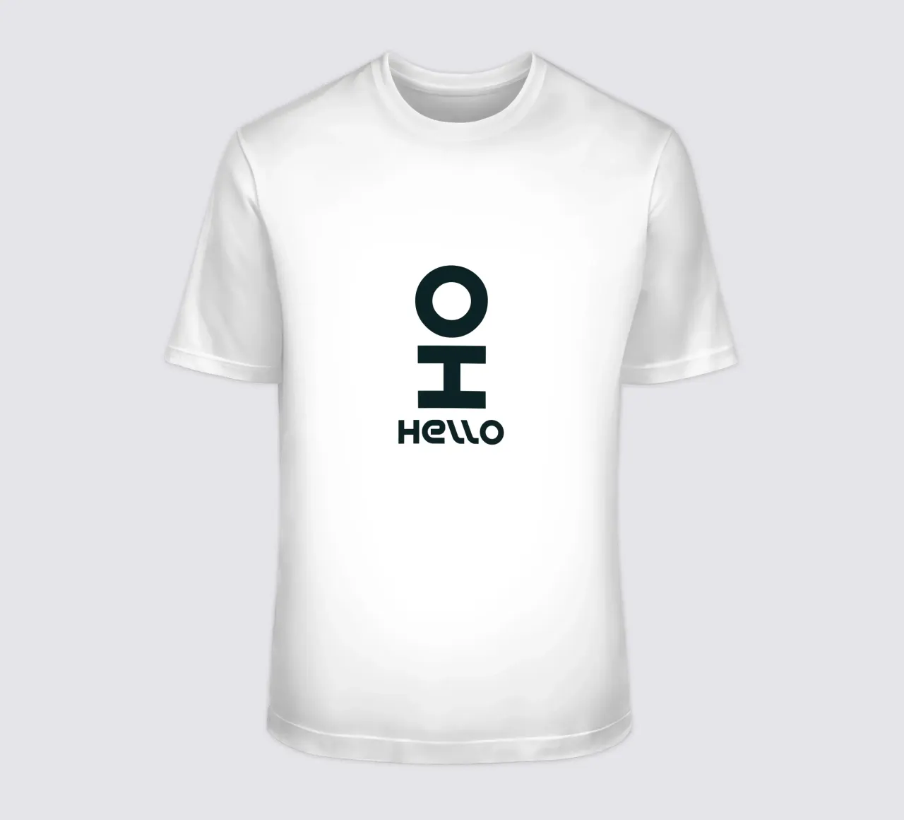 Oh Hello Simple Elegant Typography t-shirt by YV TYPOGRAPHY