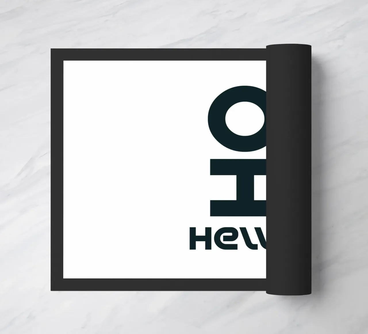 Oh Hello Tipografia semplice ed elegante zerbino da YV TYPOGRAPHY
