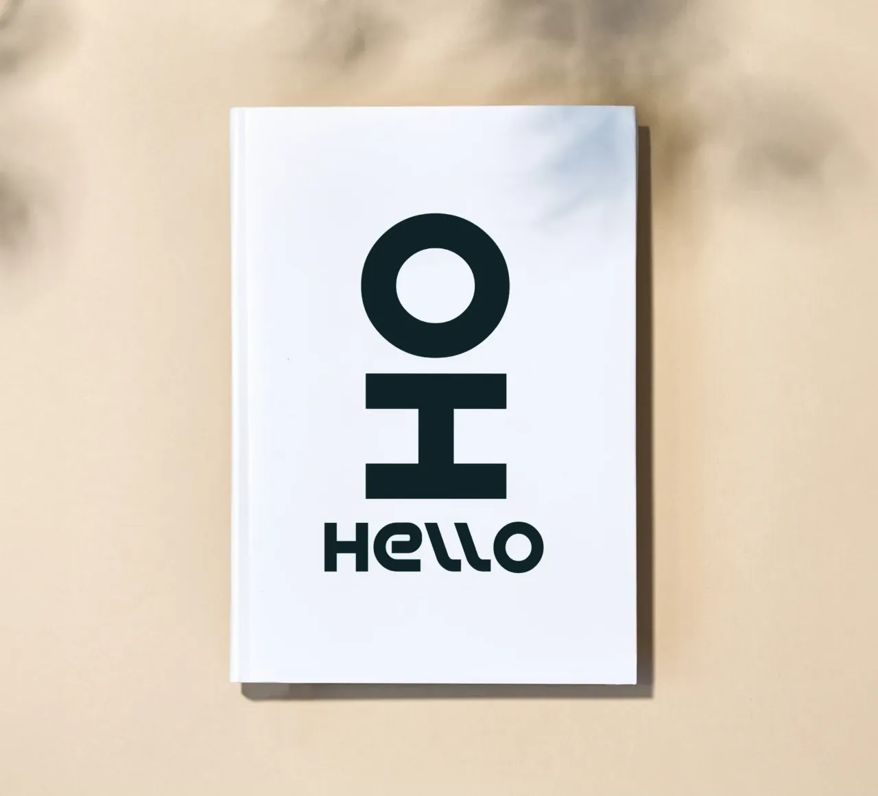 Oh Hello Tipografia semplice ed elegante diario da YV TYPOGRAPHY