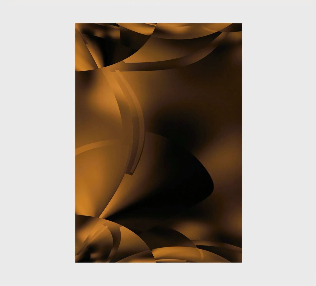Motifs fractals dynamiques abstraits en brun et noir carnet de notes de Something for you