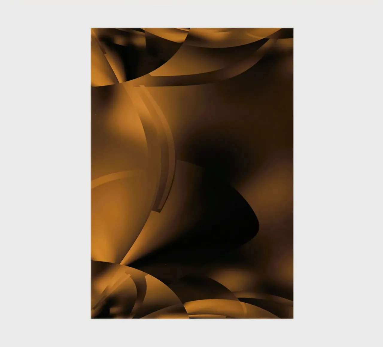 Motifs fractals dynamiques abstraits en brun et noir carnet de notes de Something for you