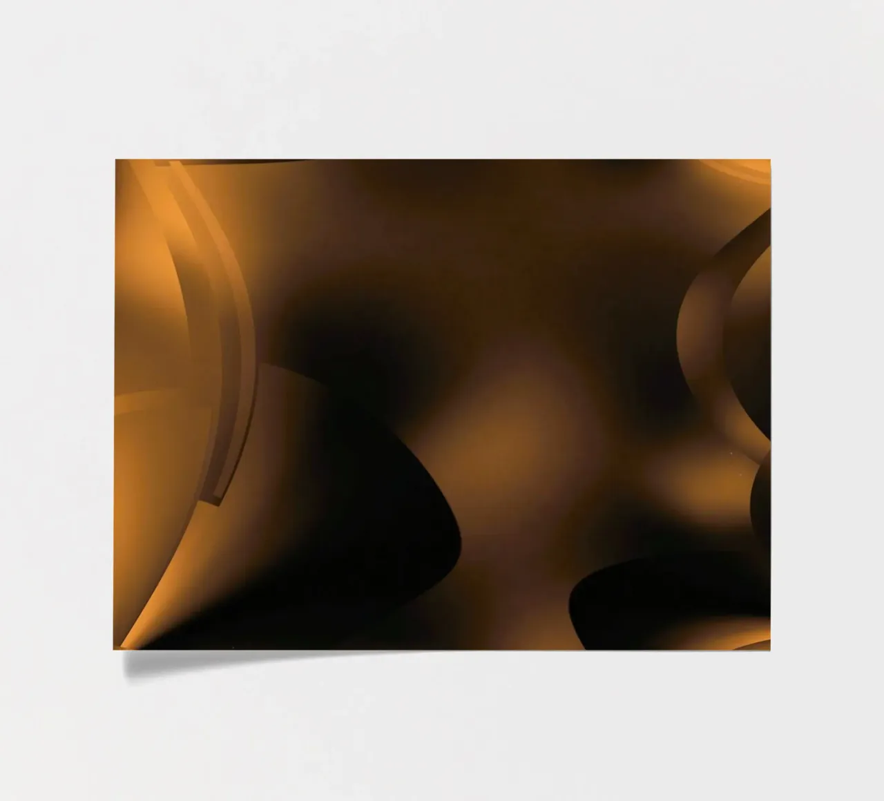 Abstract dynamic fractal patterns in brown and black sticker sheet by Something for you