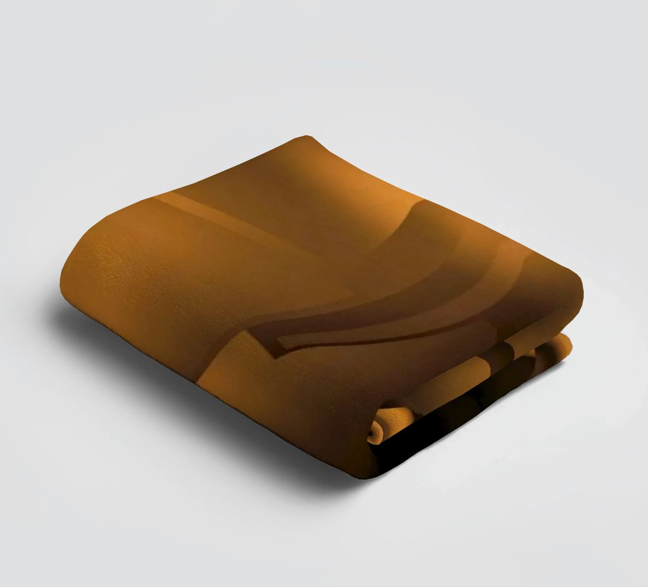 Abstract dynamic fractal patterns in brown and black towel by Something for you