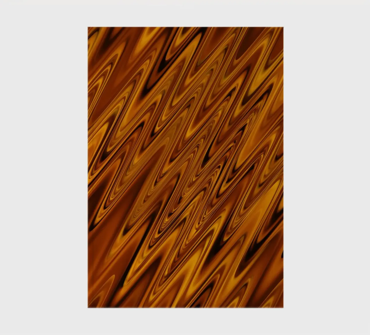 Abstract dynamic wave pattern in orange and red notebook by Something for you