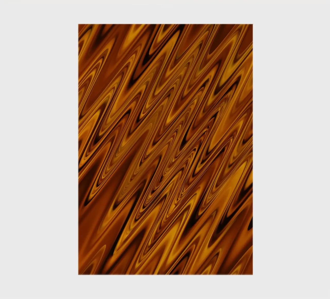 Abstract dynamic wave pattern in orange and red notebook by Something for you