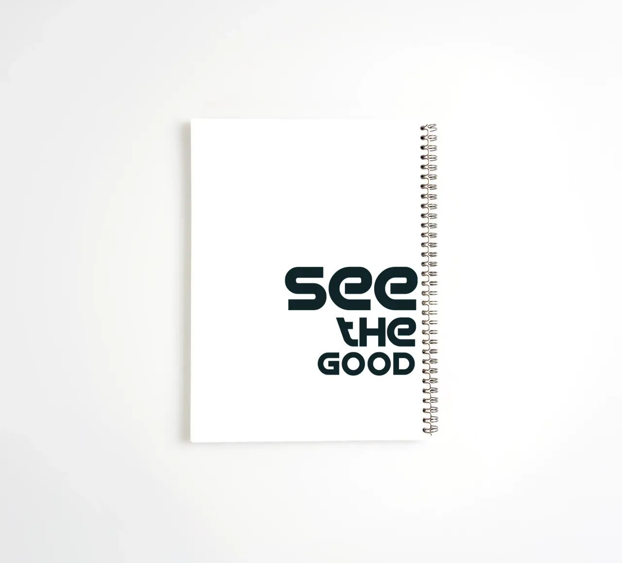 See The Good Simple Minimalist Typography spiral notebook by YV TYPOGRAPHY