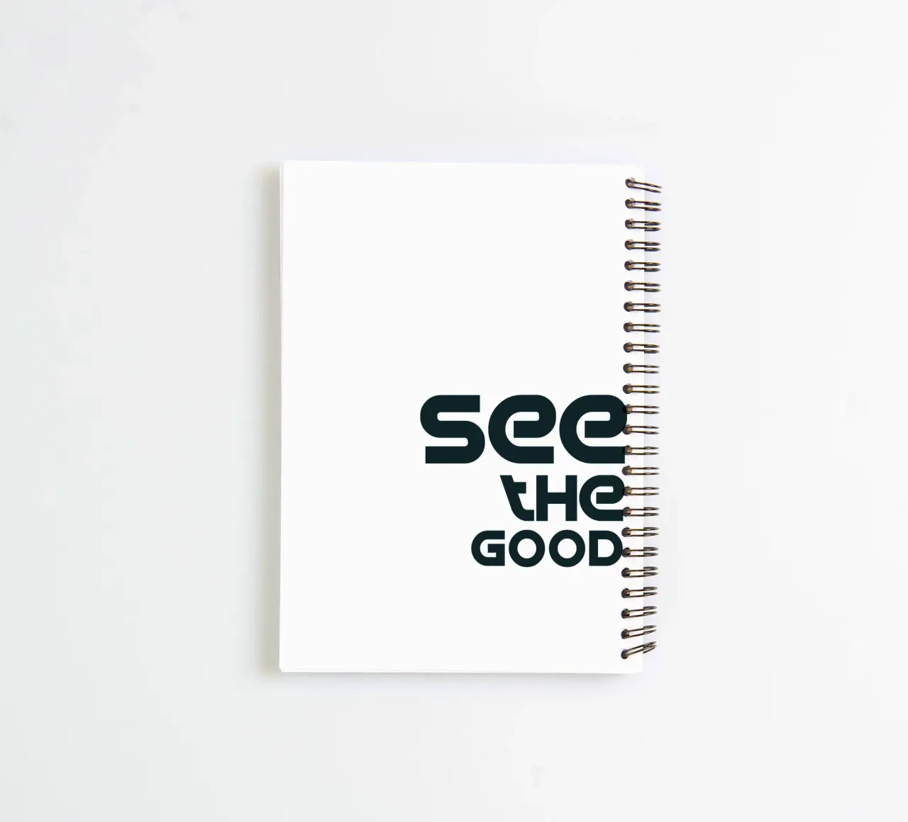 See The Good Simple Minimalist Typography spiral notebook by YV TYPOGRAPHY