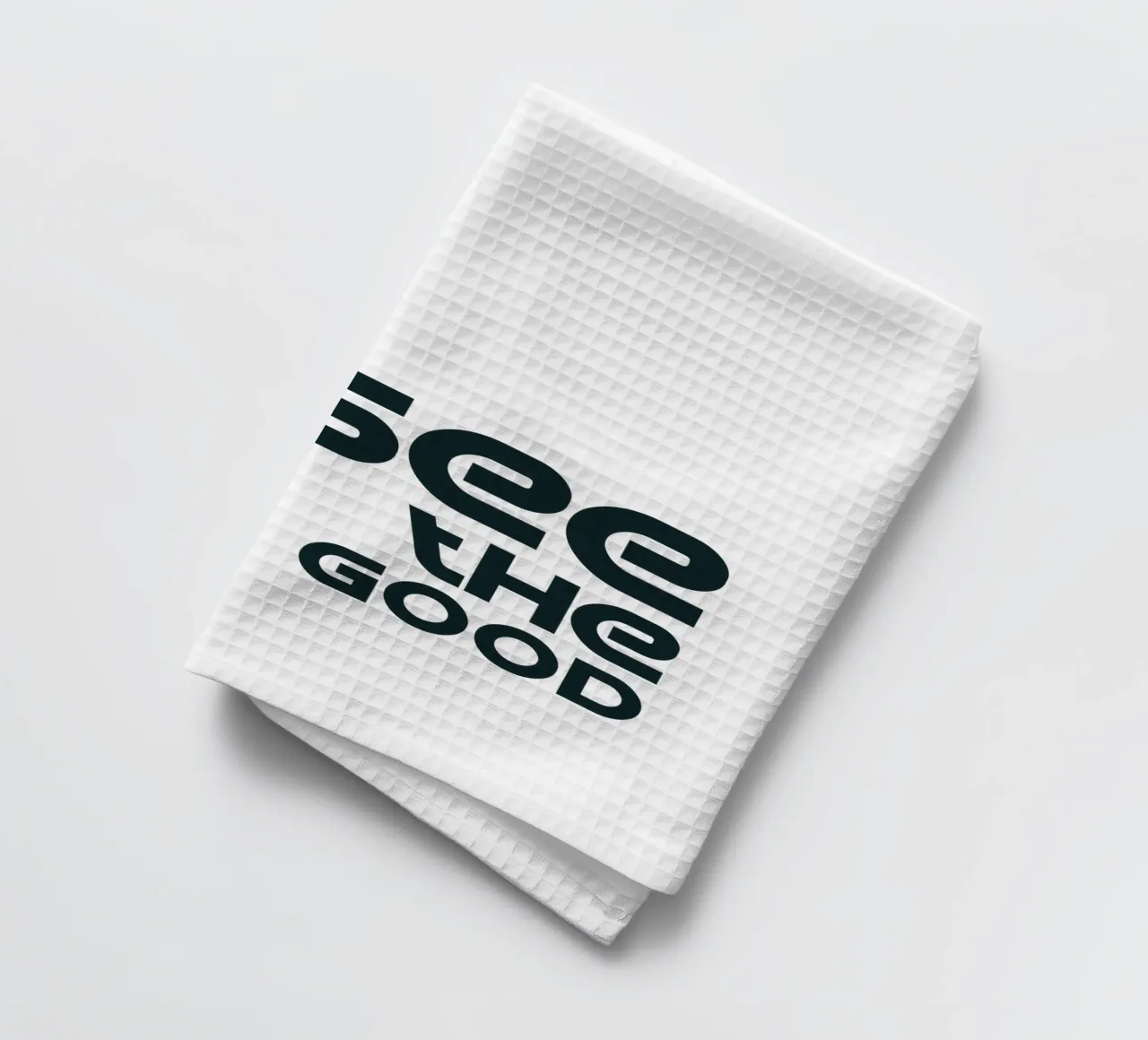 See The Good Simple Minimalist Typography tea towel by YV TYPOGRAPHY