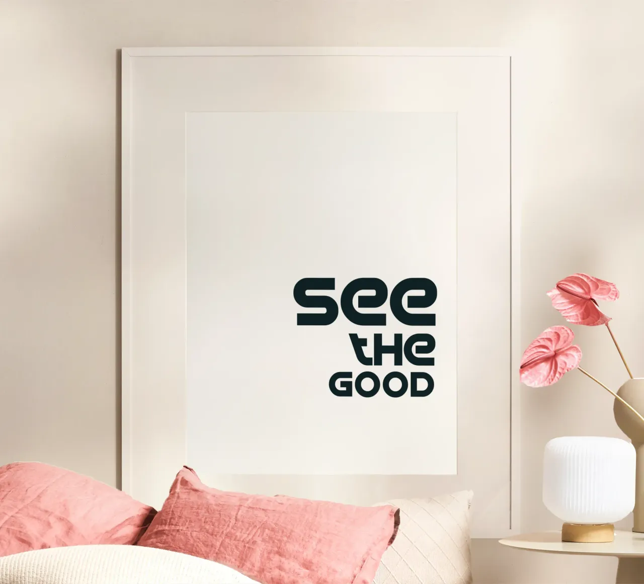 See The Good Simple Minimalist Typography poster by YV TYPOGRAPHY