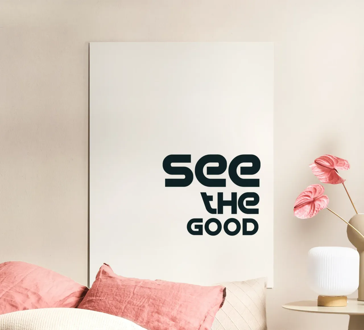 See The Good Simple Minimalist Typography poster by YV TYPOGRAPHY