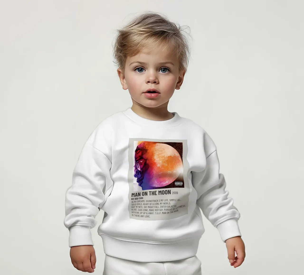 MAN ON THE MOON 2009 baby sweatshirt van SoundStudio