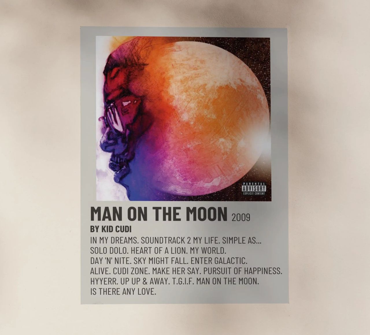 MAN ON THE MOON 2009 pellicola backlit da SoundStudio