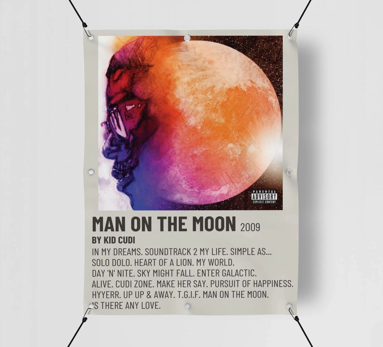 MAN ON THE MOON 2009 telo in pvc da SoundStudio