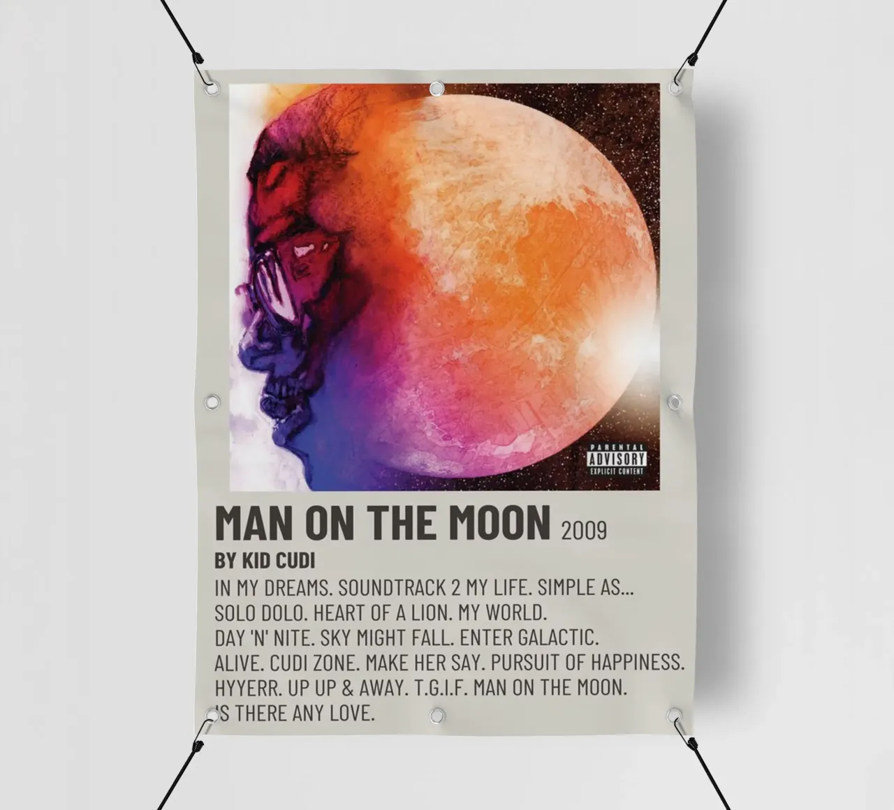 MAN ON THE MOON 2009 telo in pvc da SoundStudio