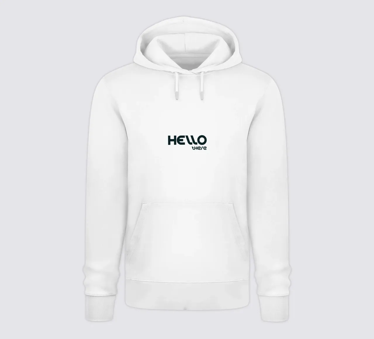 Ciao lì Semplice tipografia minimalista felpa con cappuccio da YV TYPOGRAPHY