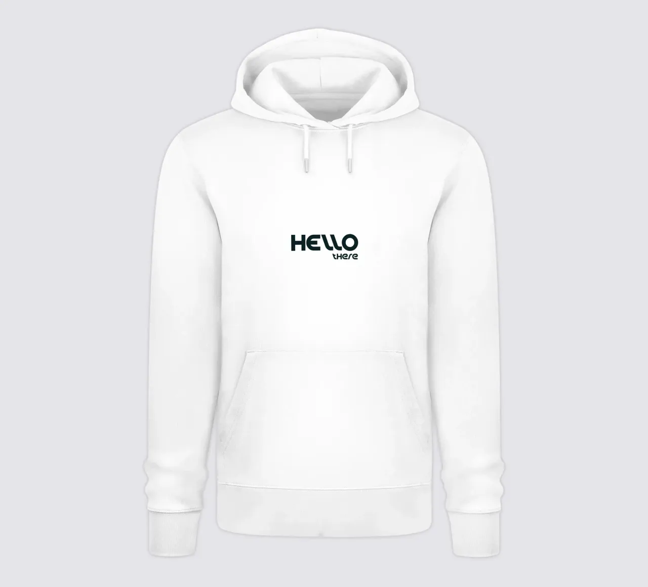 Ciao lì Semplice tipografia minimalista felpa con cappuccio da YV TYPOGRAPHY