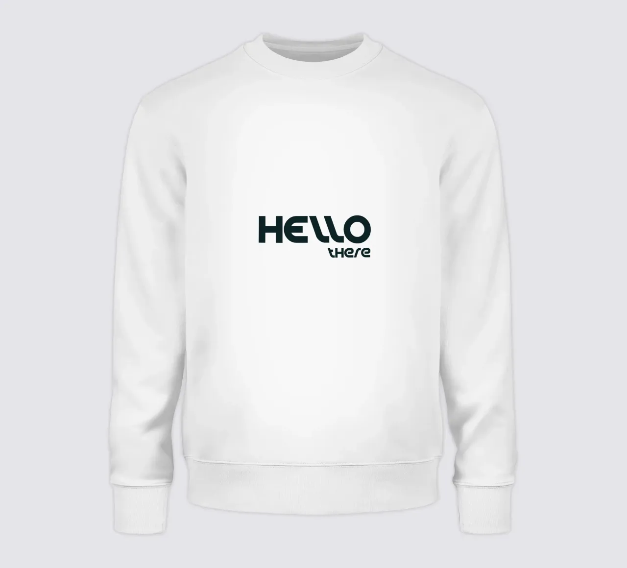 Ciao lì Semplice tipografia minimalista felpa da YV TYPOGRAPHY