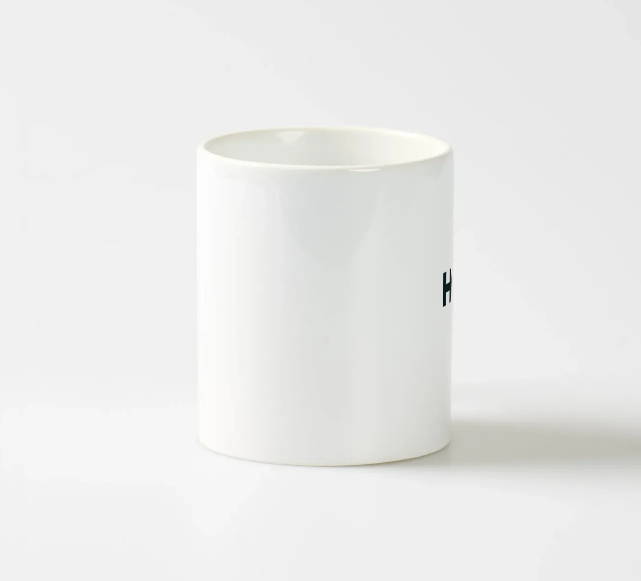 Ciao lì Semplice tipografia minimalista tazza in ceramica da YV TYPOGRAPHY