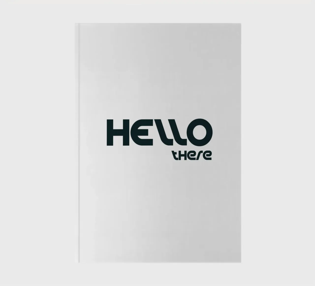 Ciao lì Semplice tipografia minimalista diario da YV TYPOGRAPHY