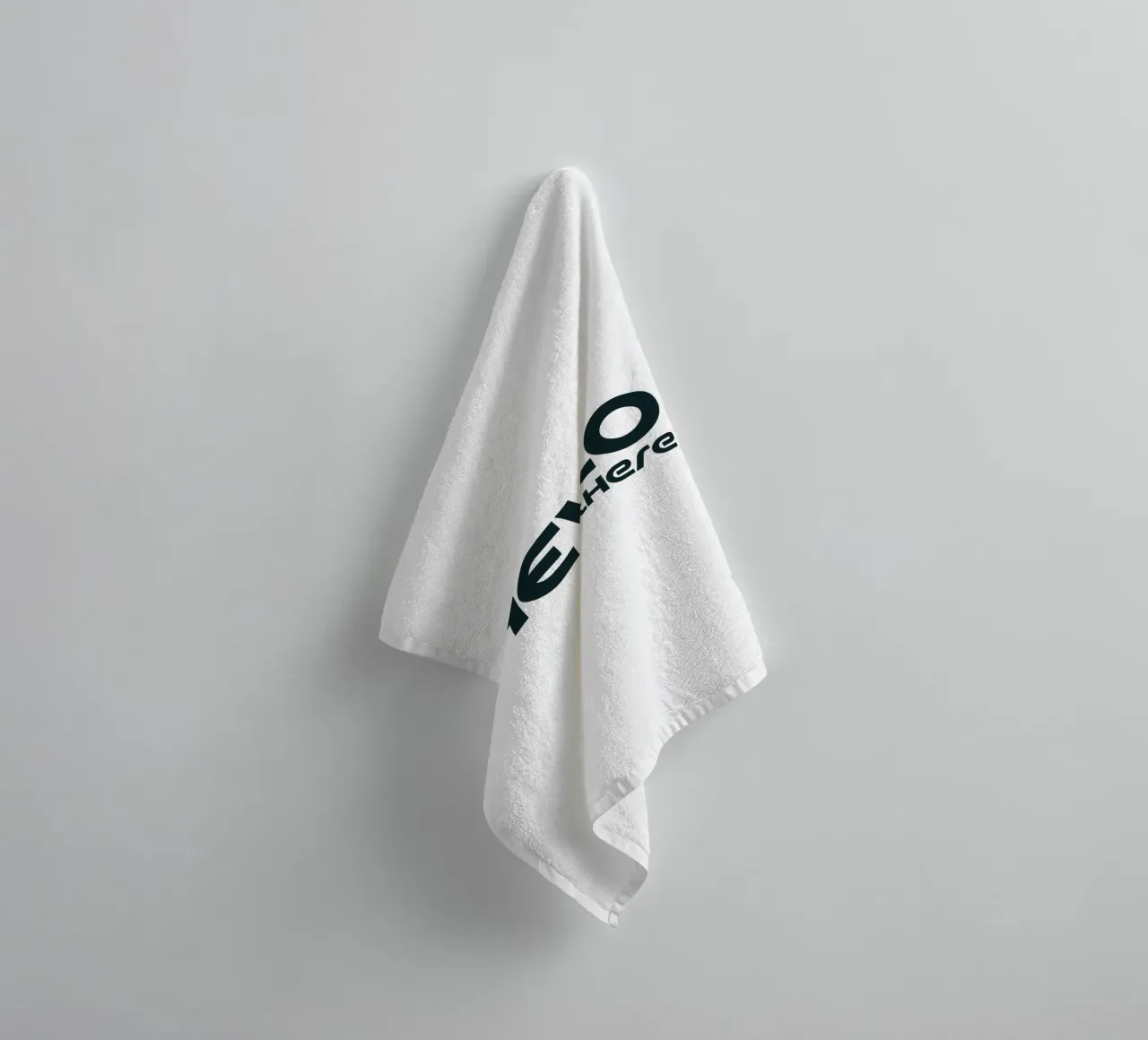 Hello There Simple Minimalist Typography towel by YV TYPOGRAPHY