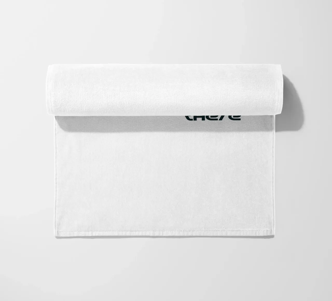 Hello There Simple Minimalist Typography beach towel by YV TYPOGRAPHY