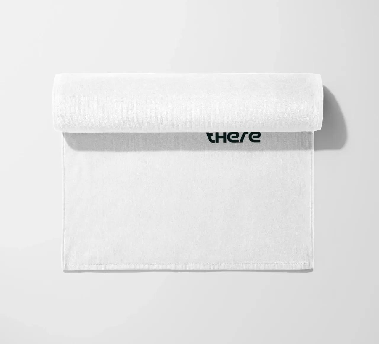 Hello There Simple Minimalist Typography beach towel by YV TYPOGRAPHY