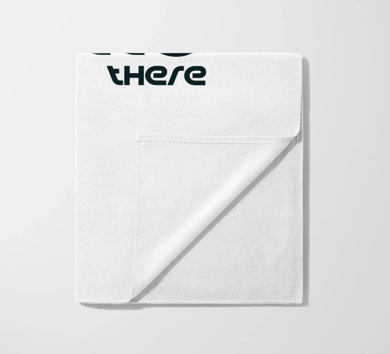 Hello There Simple Minimalist Typography beach towel by YV TYPOGRAPHY