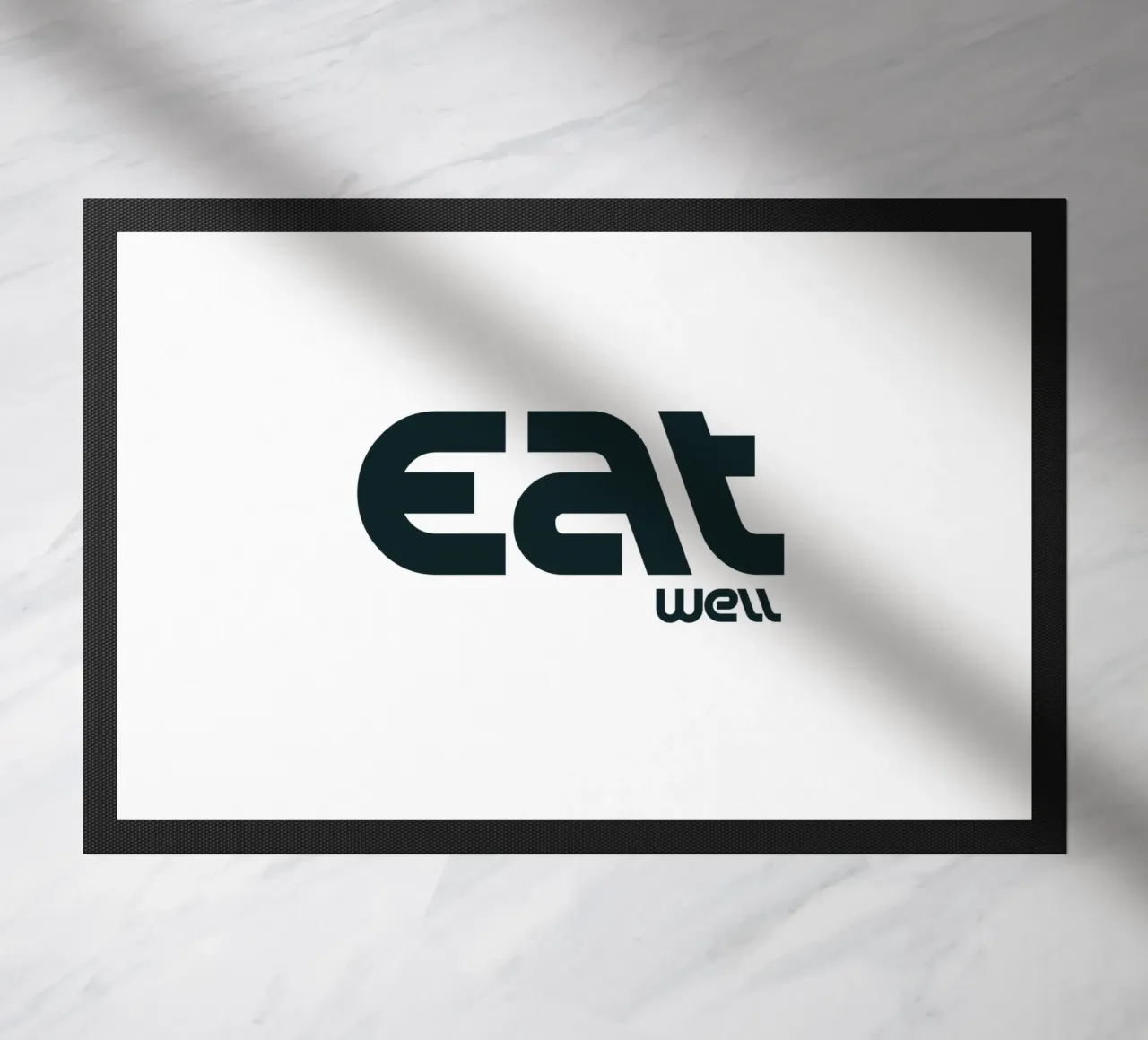 Mangiare bene Tipografia semplice ed elegante zerbino da YV TYPOGRAPHY