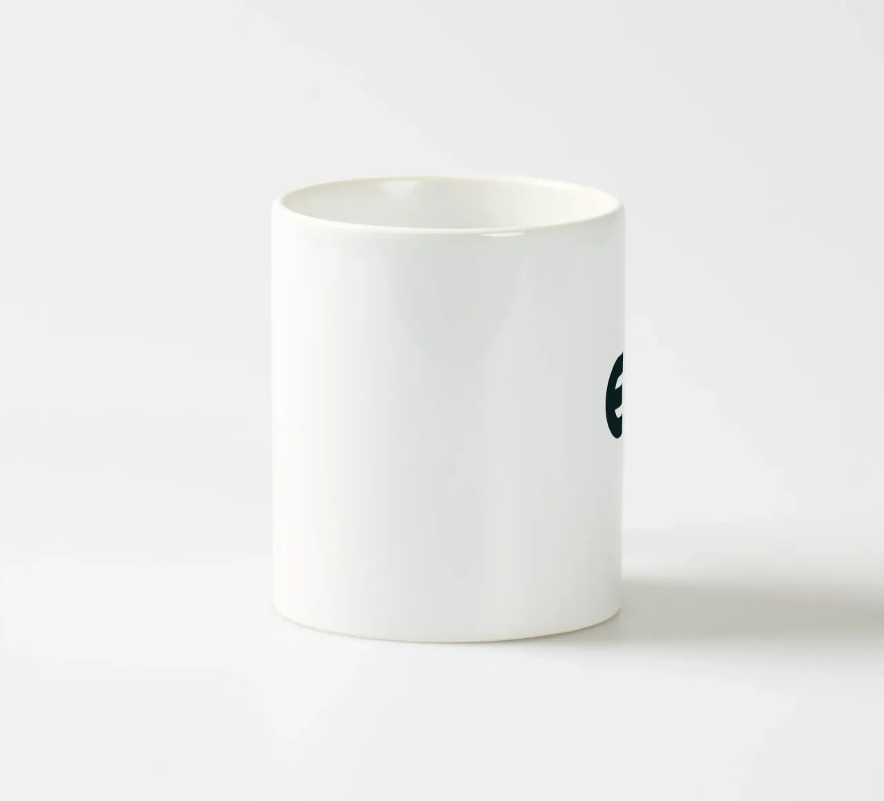 Mangiare bene Tipografia semplice ed elegante tazza in ceramica da YV TYPOGRAPHY