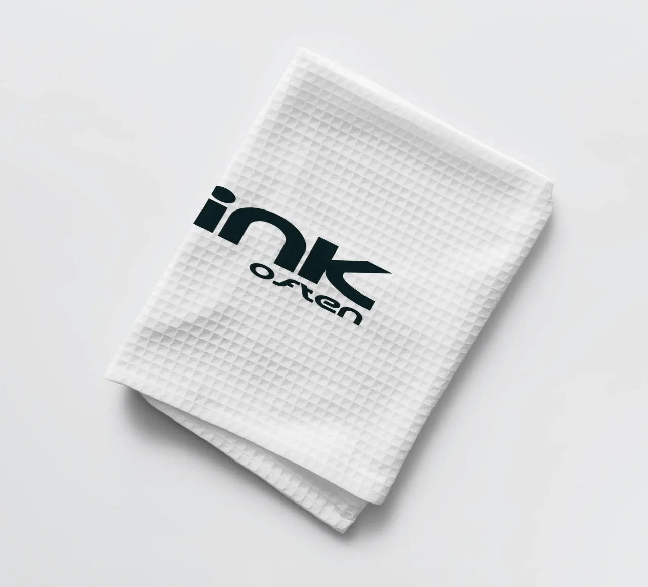 Drink Often Simple Minimalist Typography torchon de YV TYPOGRAPHY