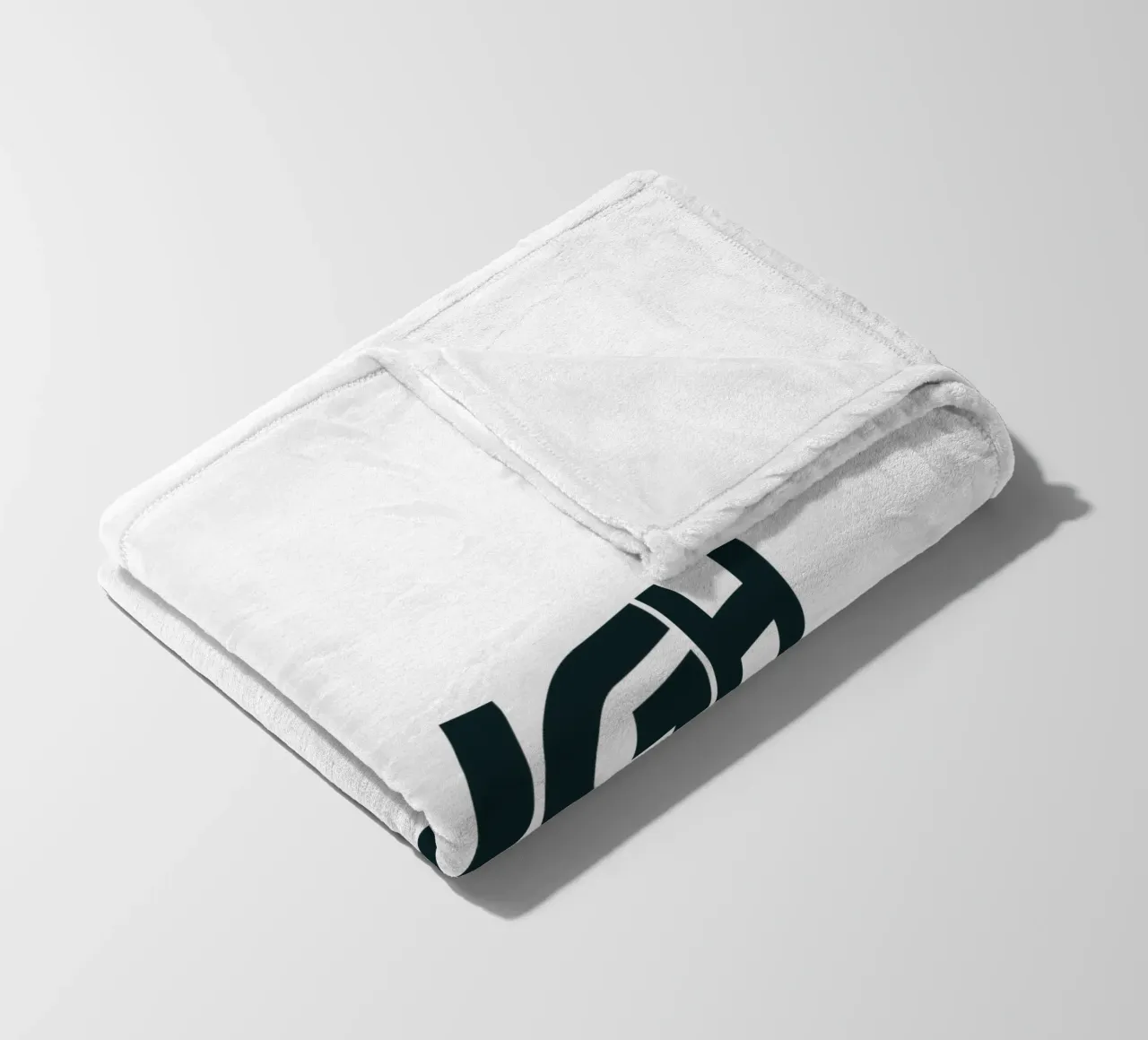 Laugh Always Simple Minimalist Typography fleece blanket by YV TYPOGRAPHY