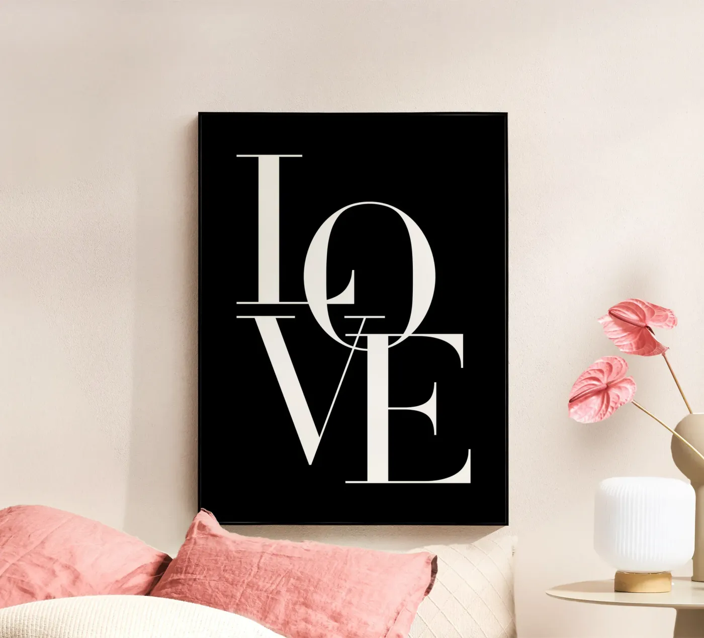 Amore (tono nero) plexiglass da Paigaam Studio