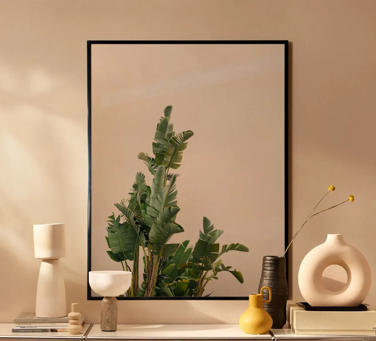 Botanical Simplicity - Cannes France Travel Photography Poster von Raisa Zwart Photography