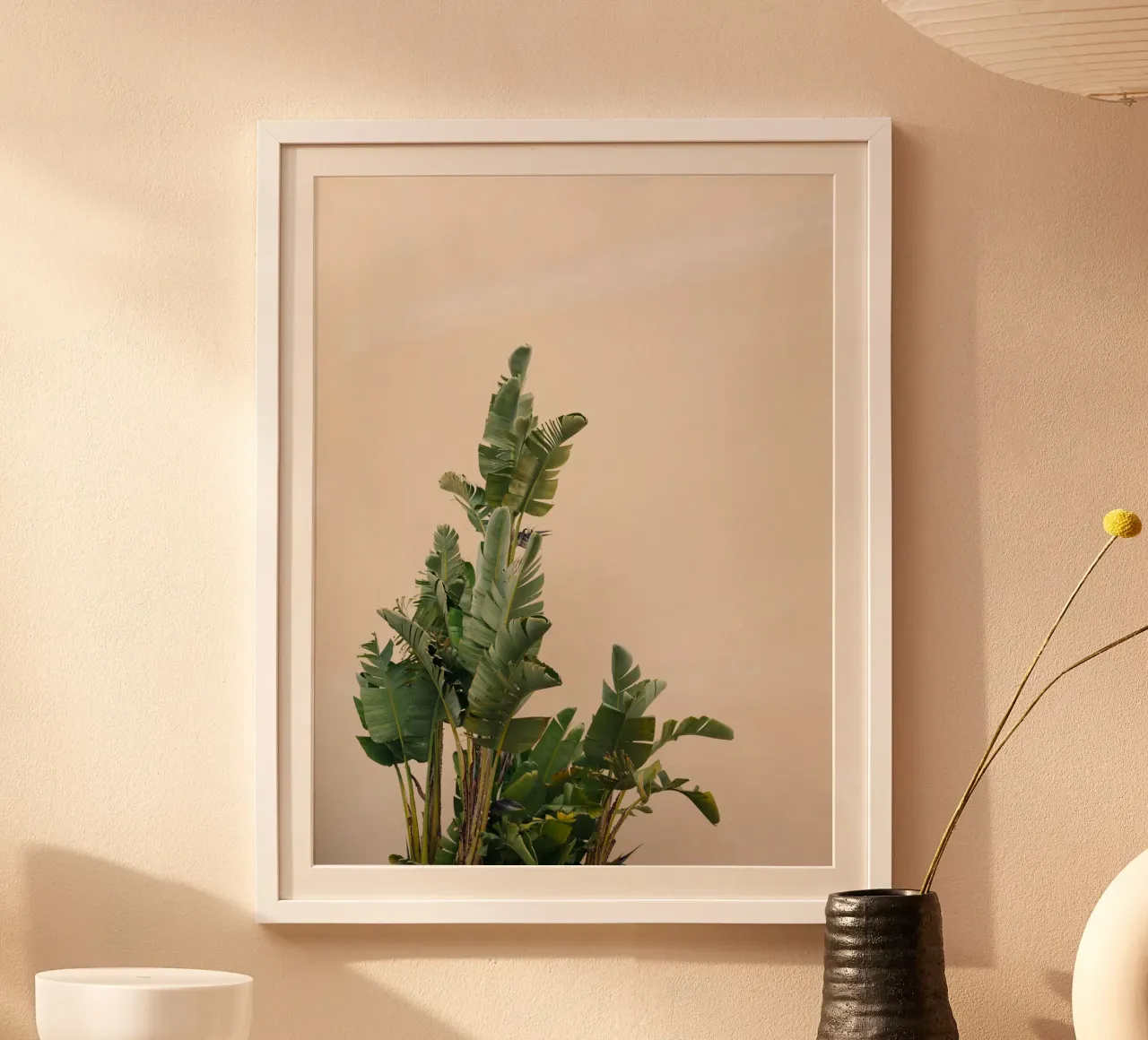 Botanical Simplicity - Cannes France Travel Photography Poster von Raisa Zwart Photography