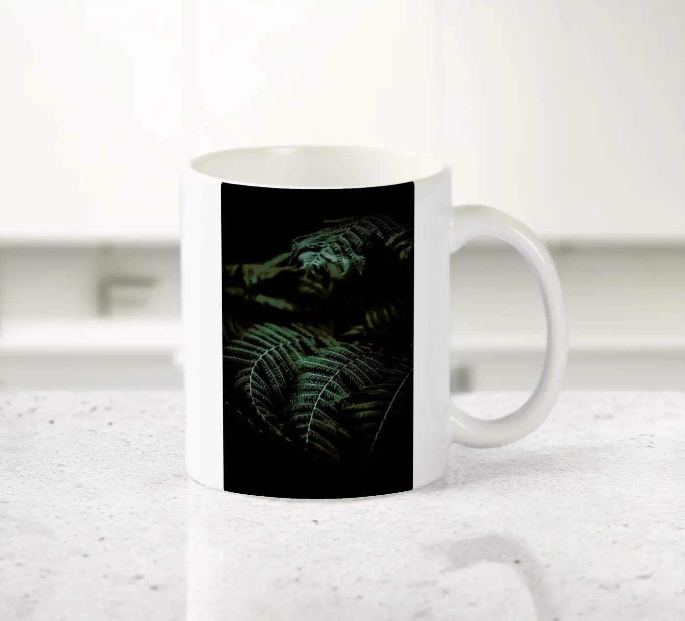 Fern ceramic mug by Chris Abatzis