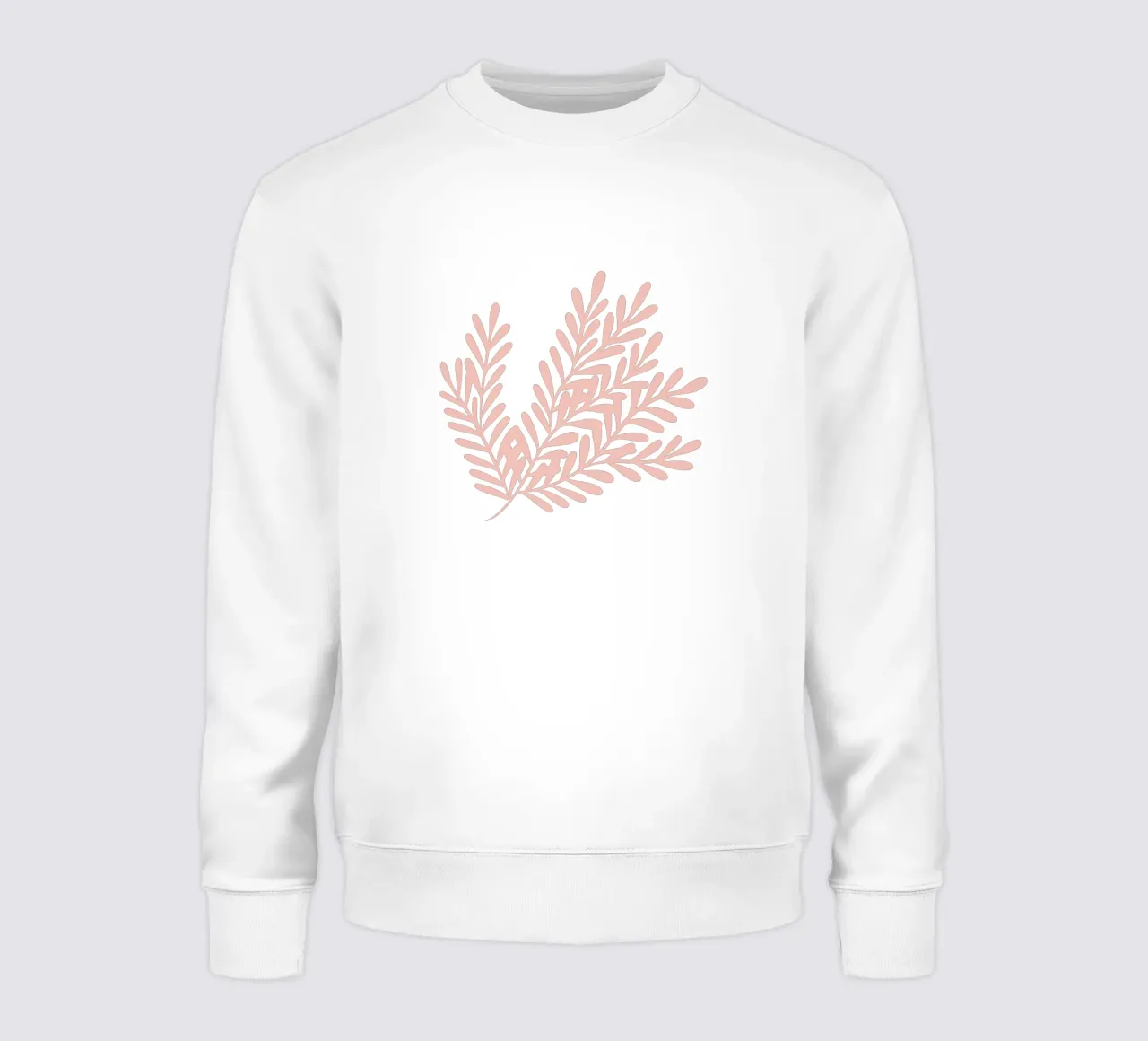 Niedlicher einfacher Zweig Sweatshirt von Wackapacka