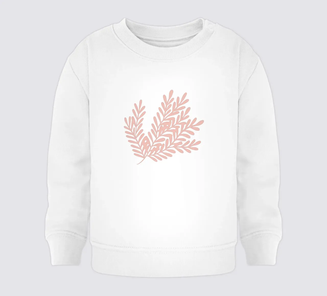 Bonita rama sencilla sudadera de bebé de Wackapacka