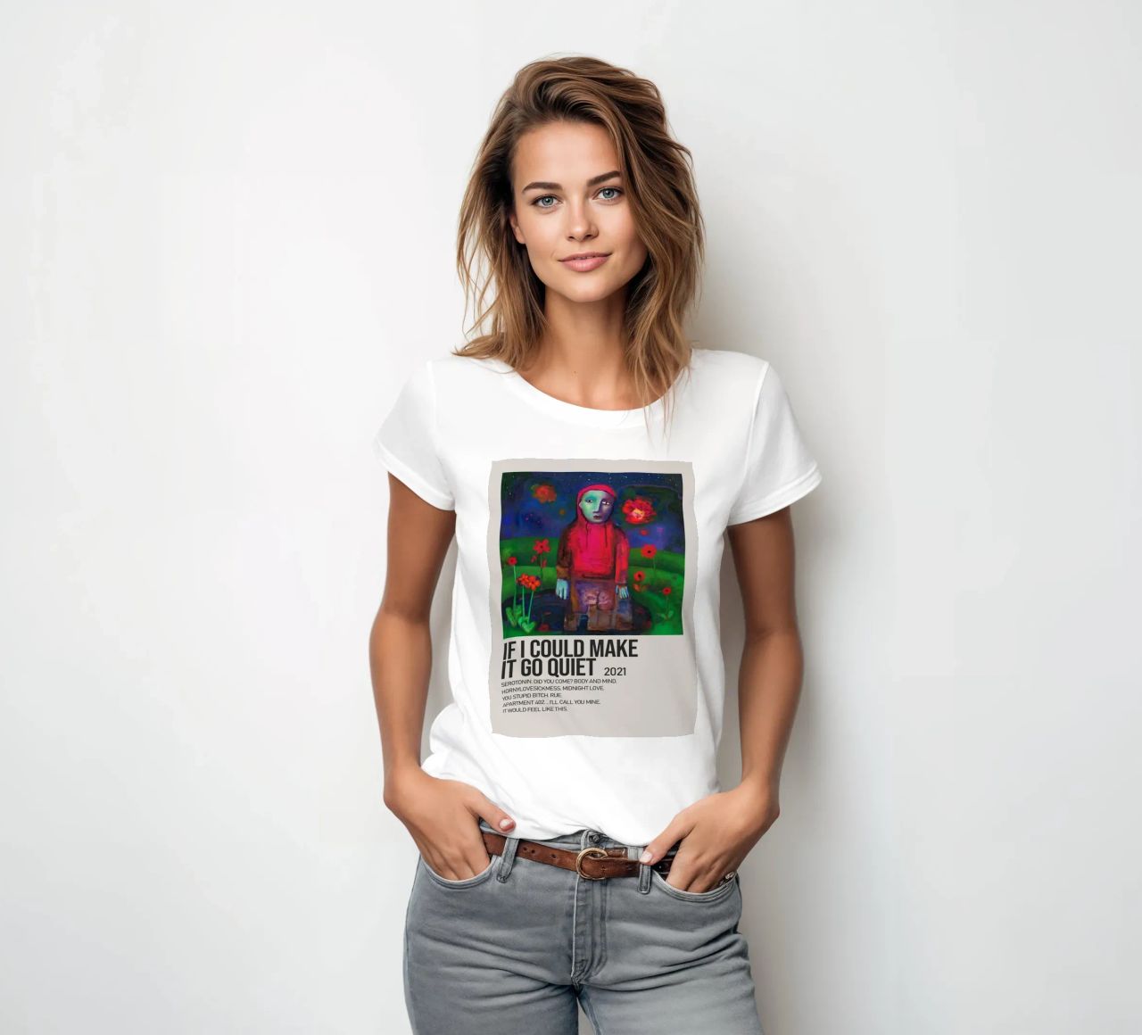 IF I COULD MAKE IT GO QUIET 2021 t-shirt da donna da SoundStudio