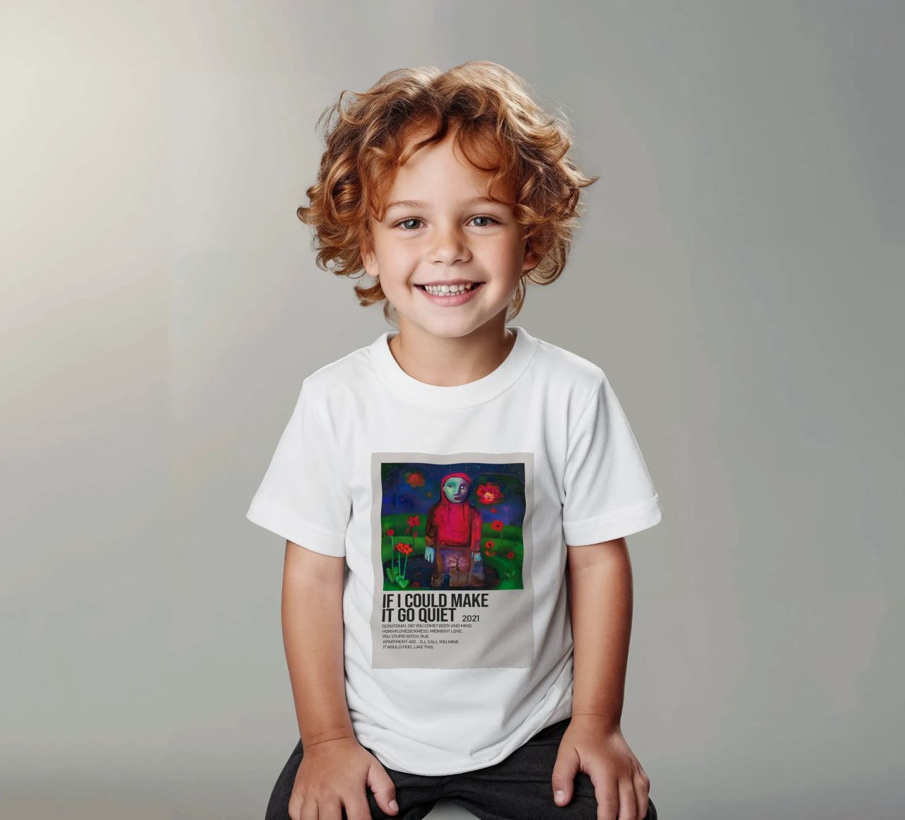 IF I COULD MAKE IT GO QUIET 2021 t-shirt bambini da SoundStudio
