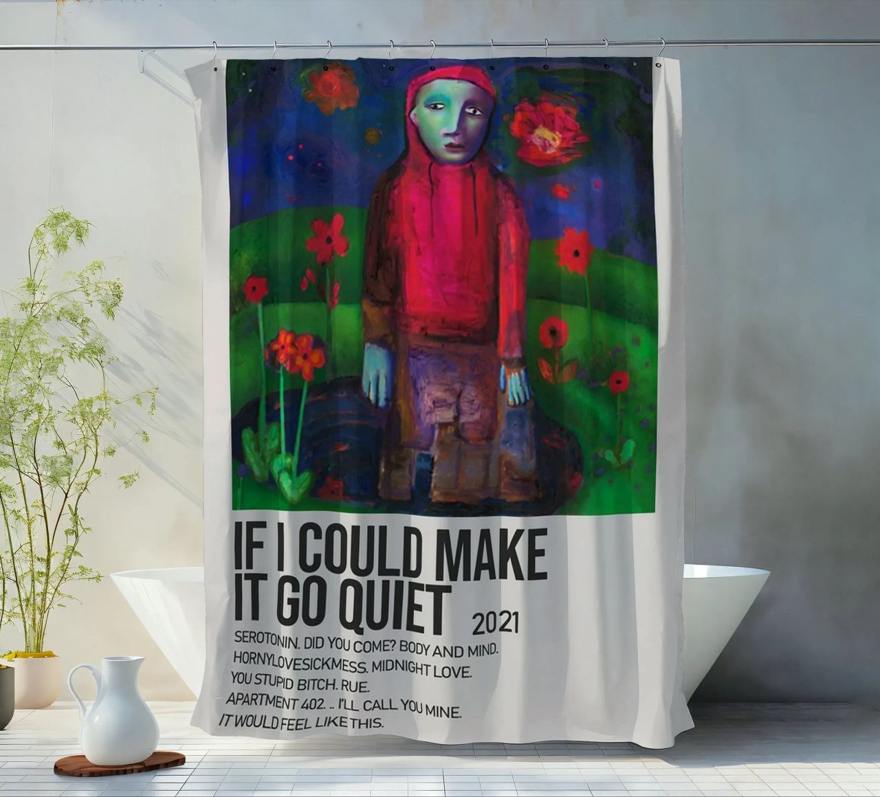 IF I COULD MAKE IT GO QUIET 2021 tenda da doccia da SoundStudio