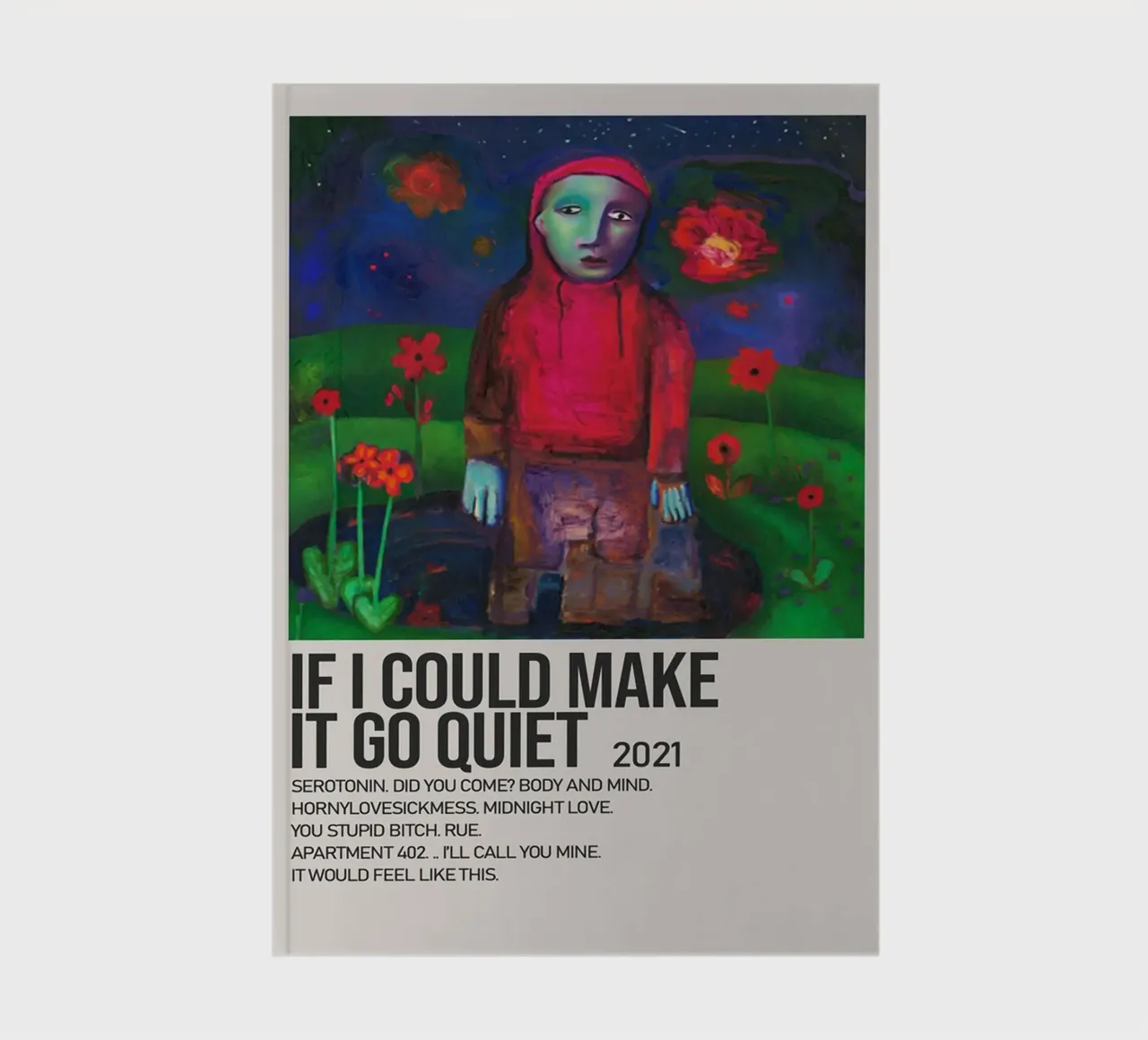 IF I COULD MAKE IT GO QUIET 2021 carnet de notes de SoundStudio