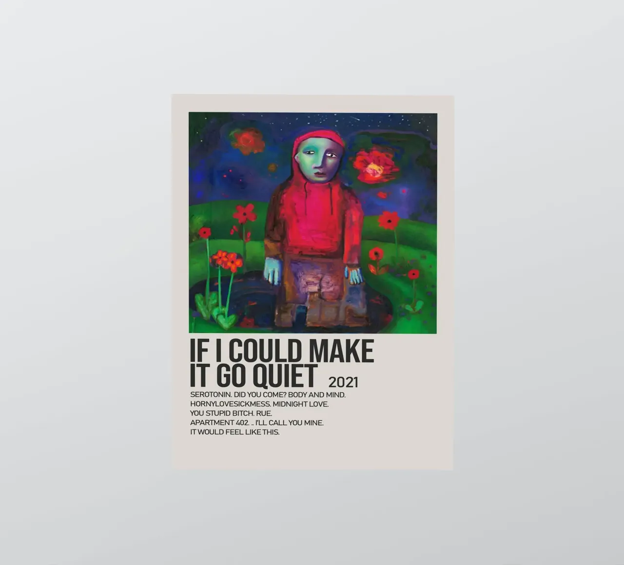 IF I COULD MAKE IT GO QUIET 2021 adesivo da SoundStudio