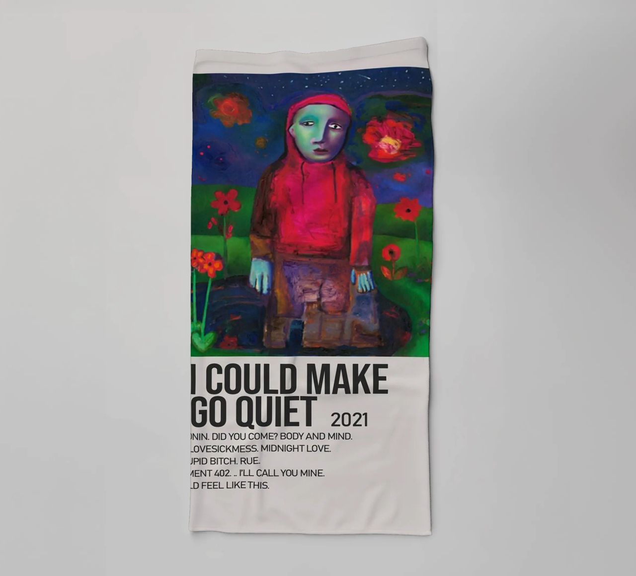IF I COULD MAKE IT GO QUIET 2021 asciugamano da bagno da SoundStudio