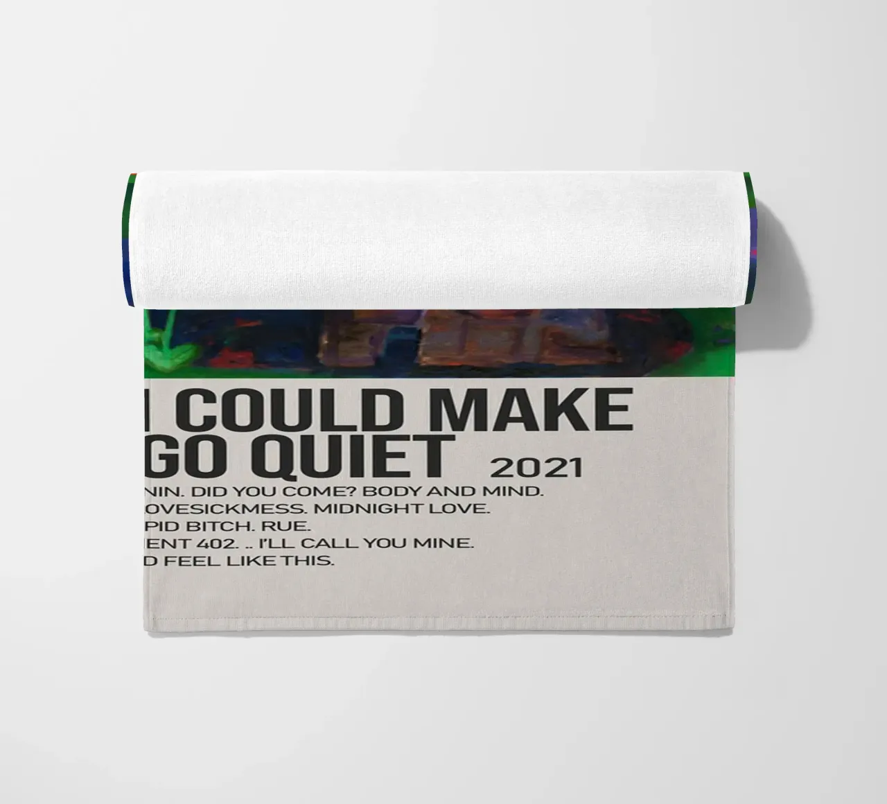 IF I COULD MAKE IT GO QUIET 2021 serviette de plage de SoundStudio
