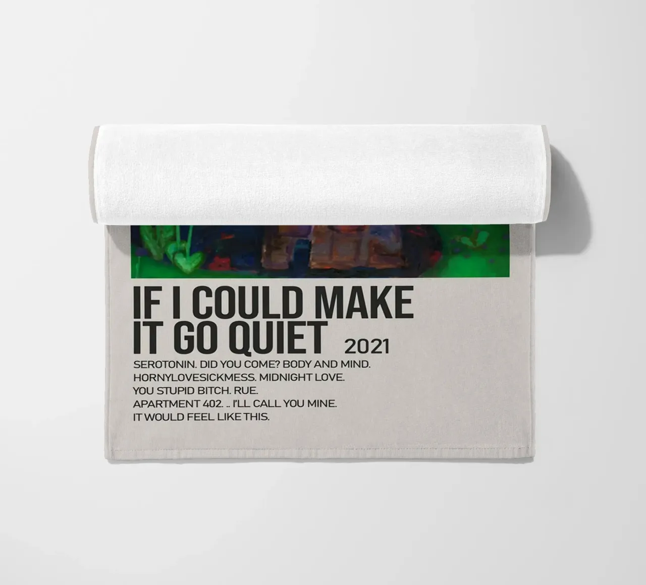 IF I COULD MAKE IT GO QUIET 2021 serviette de plage de SoundStudio