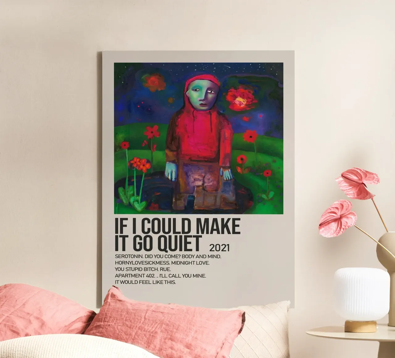 IF I COULD MAKE IT GO QUIET 2021 toile de SoundStudio